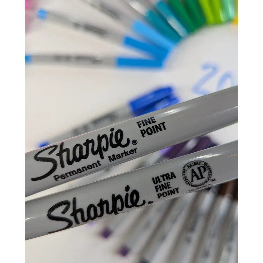 HUGE TESTED SHARPIE LOT🌈Permanent Marker Ultra&Fine Point Metallics Neon Pastel